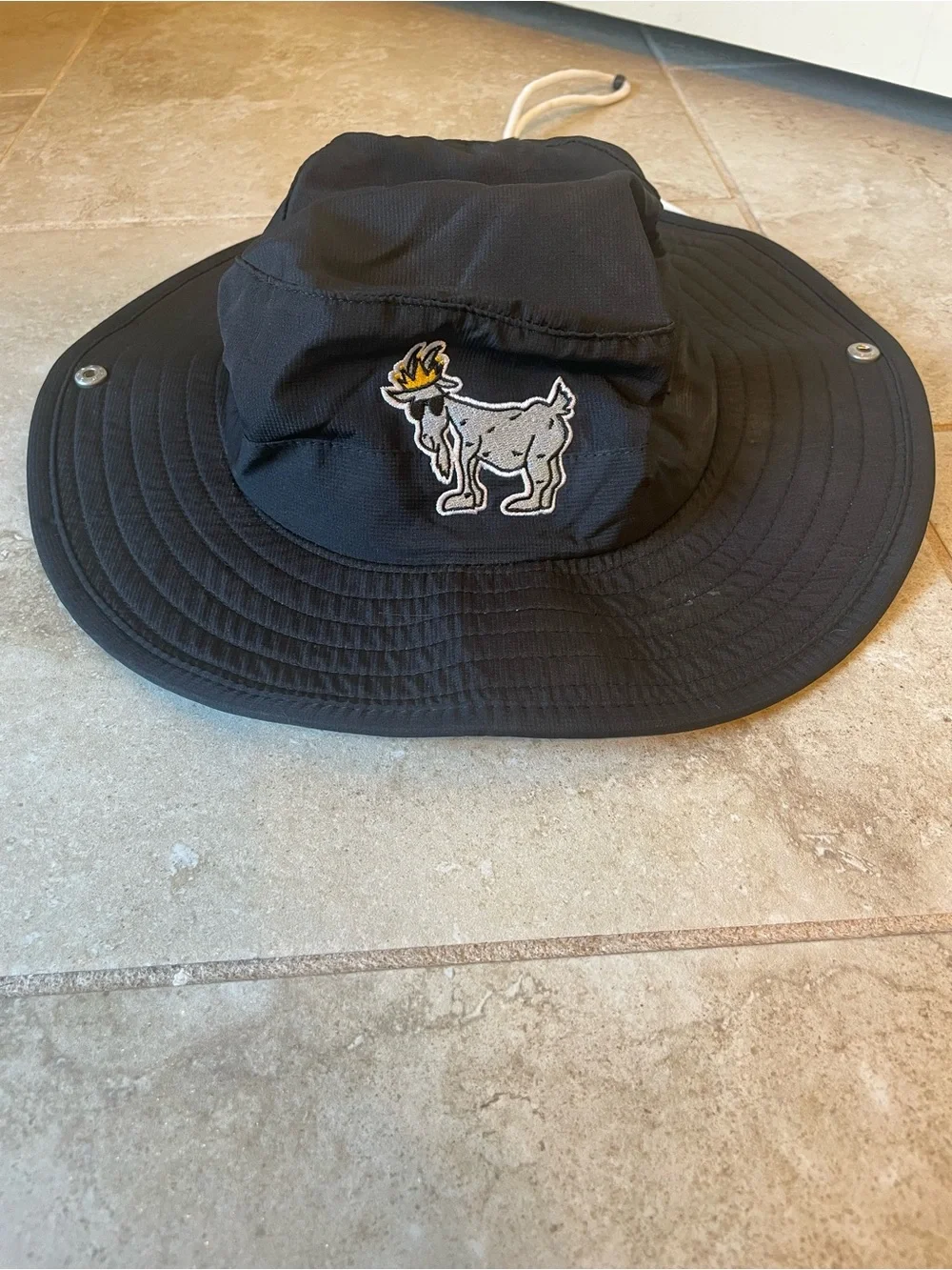 GOAT USA Lacrosse Black Bucket Hat